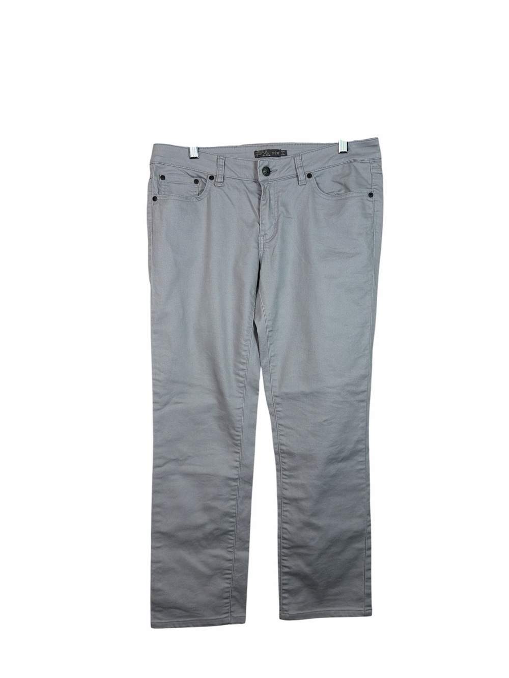 prAna Kara Women’s Size 10/30 Gray Organic Cotton Stretch Skinny Pants